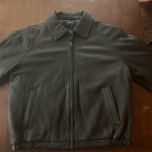 Nautica Leather Jacket SZ XXL